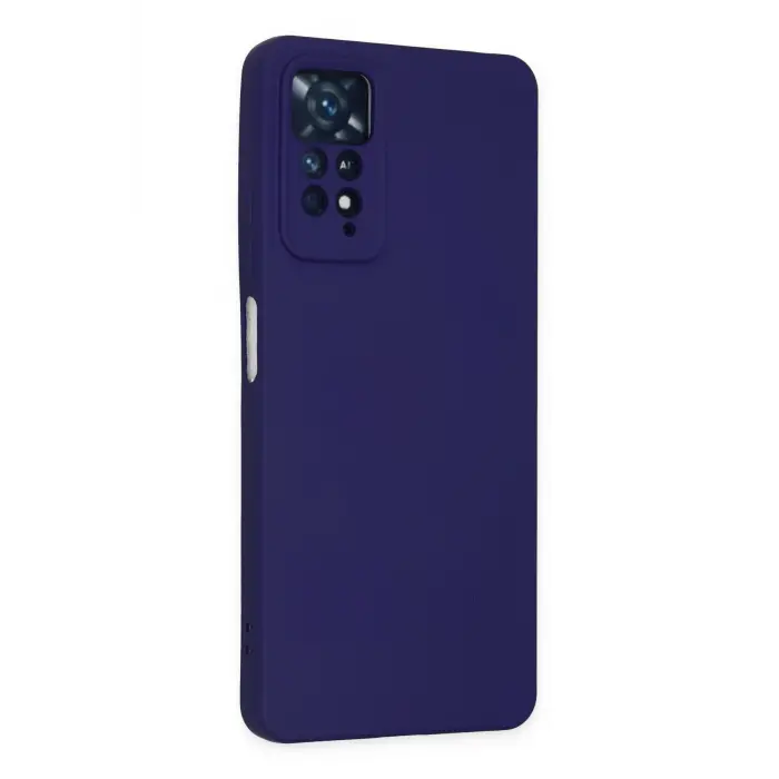 Lopard Xiaomi Redmi Note 11 Pro Kılıf Nano İçi Kadife Silikon - Mor
