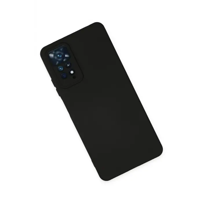Lopard Xiaomi Redmi Note 11 Pro Kılıf Nano İçi Kadife Silikon - Siyah