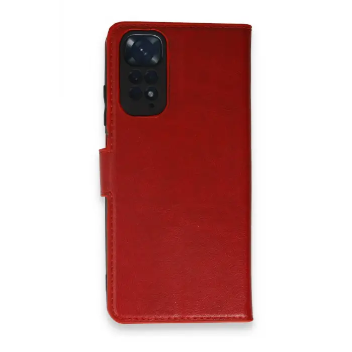 Lopard Xiaomi Redmi Note 11 Pro Kılıf Trend S Plus Kapaklı Kılıf - Kırmızı