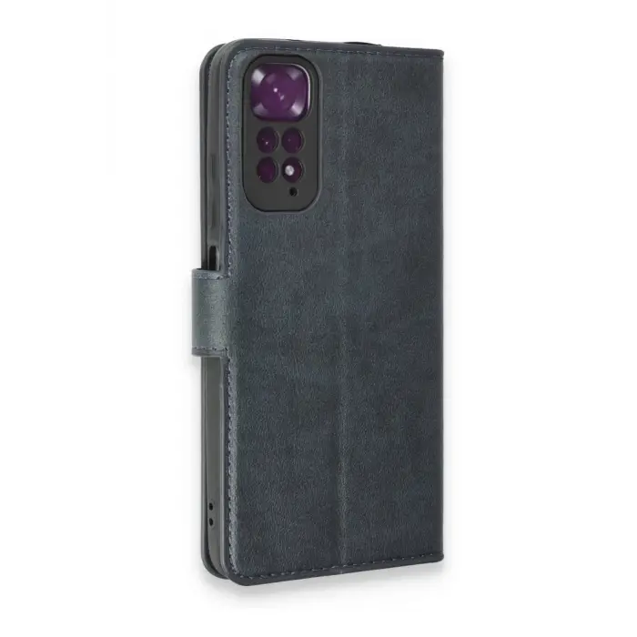 Lopard Xiaomi Redmi Note 11 Pro Kılıf Trend S Plus Kapaklı Kılıf - Lacivert