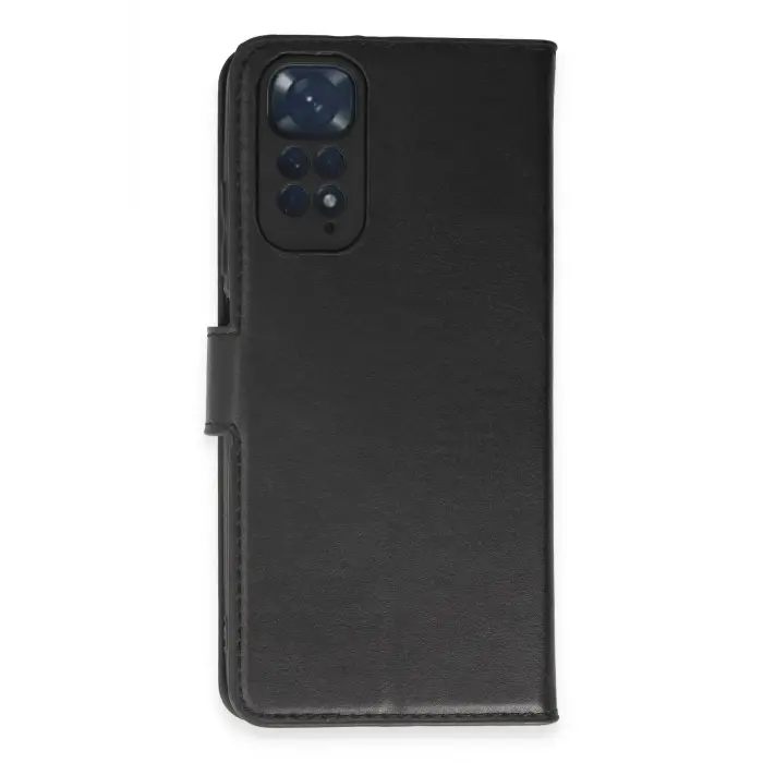 Lopard Xiaomi Redmi Note 11 Pro Kılıf Trend S Plus Kapaklı Kılıf - Siyah