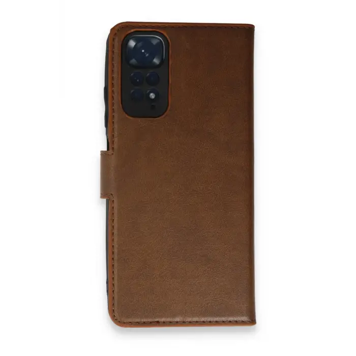 Lopard Xiaomi Redmi Note 11 Pro Kılıf Trend S Plus Kapaklı Kılıf - Taba