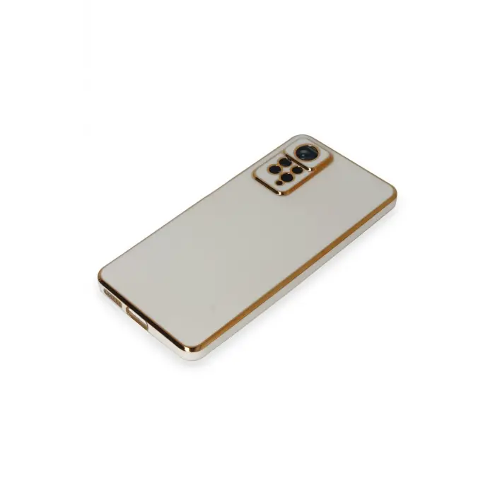 Lopard Xiaomi Redmi Note 11 Pro Kılıf Volet Silikon - Beyaz