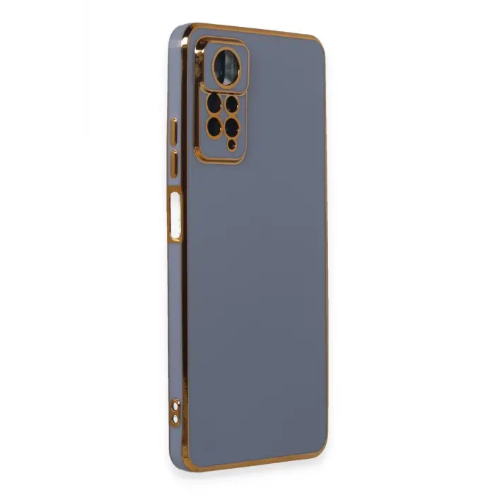 Lopard Xiaomi Redmi Note 11 Pro Kılıf Volet Silikon - Mavi