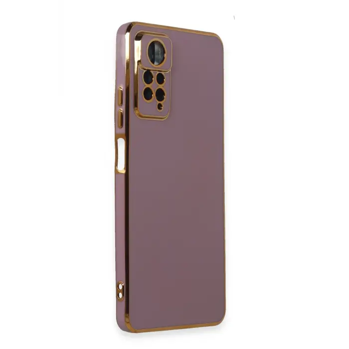 Lopard Xiaomi Redmi Note 11 Pro Kılıf Volet Silikon - Mor