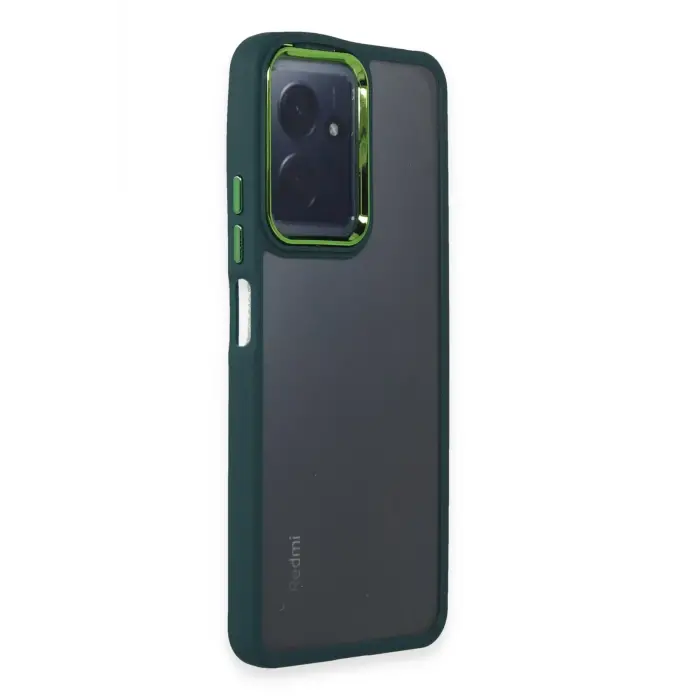 Lopard Xiaomi Redmi Note 12 4g Kılıf Dora Kapak - Haki Yeşil