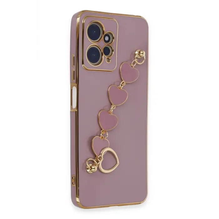 Lopard Xiaomi Redmi Note 12 4g Kılıf Esila Silikon - Mor