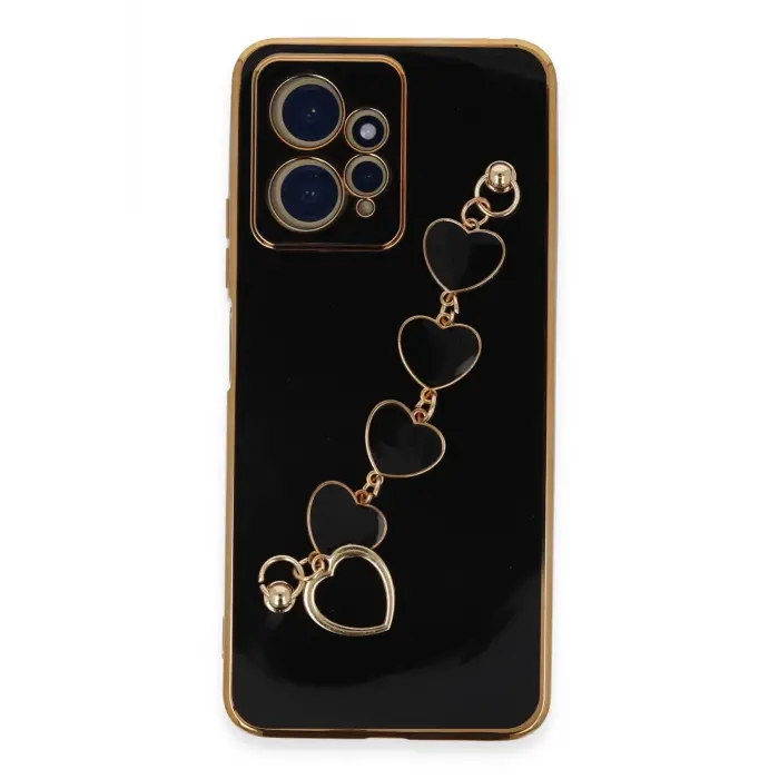 Lopard Xiaomi Redmi Note 12 4g Kılıf Esila Silikon - Siyah