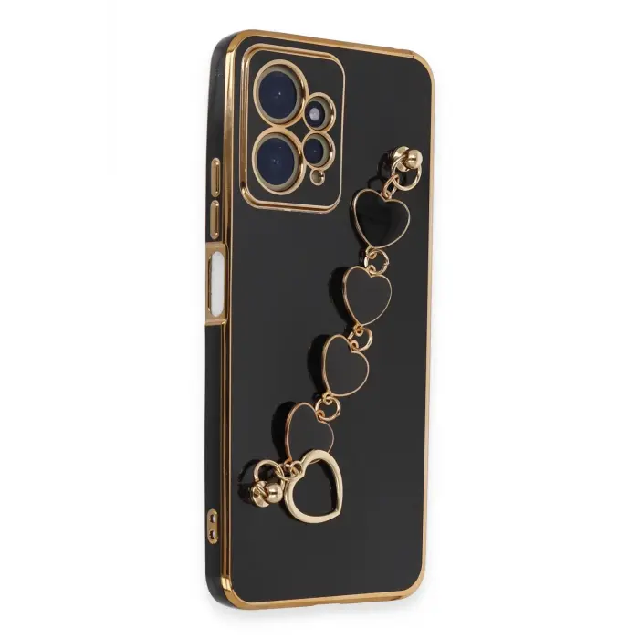 Lopard Xiaomi Redmi Note 12 4g Kılıf Esila Silikon - Siyah