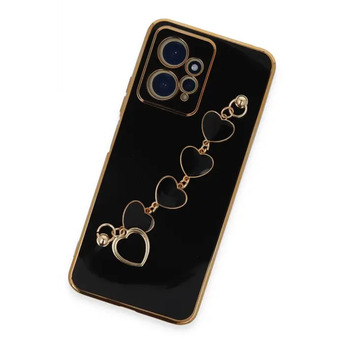 Lopard Xiaomi Redmi Note 12 4g Kılıf Esila Silikon - Siyah