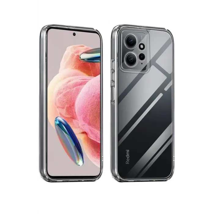 Lopard Xiaomi Redmi Note 12 4g Kılıf Lüx Şeffaf Silikon