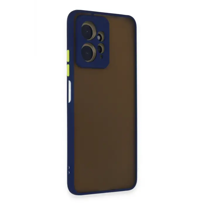 Lopard Xiaomi Redmi Note 12 4g Kılıf Montreal Silikon Kapak - Lacivert