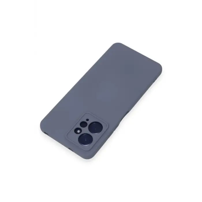 Lopard Xiaomi Redmi Note 12 4g Kılıf Nano İçi Kadife Silikon - Gri