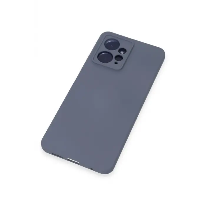 Lopard Xiaomi Redmi Note 12 4g Kılıf Nano İçi Kadife Silikon - Gri