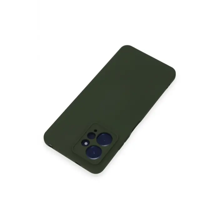 Lopard Xiaomi Redmi Note 12 4g Kılıf Nano İçi Kadife Silikon - Koyu Yeşil