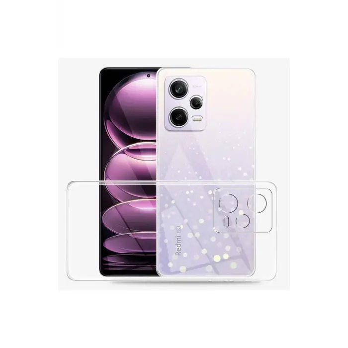 Lopard Xiaomi Redmi Note 12 5g Kılıf Lüx Şeffaf Silikon