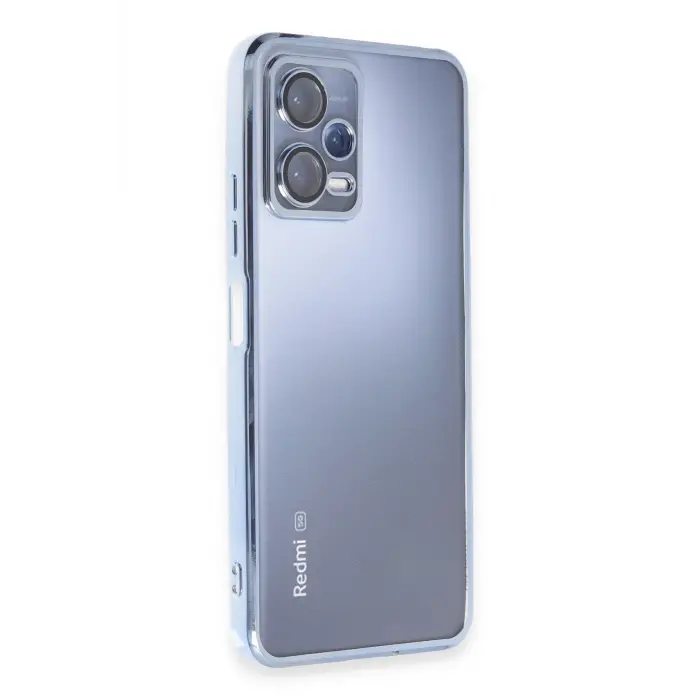 Lopard Xiaomi Redmi Note 12 5g Kılıf Razer Lensli Silikon - Açık Mavi