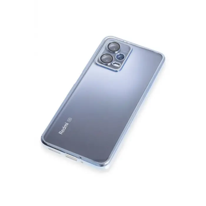 Lopard Xiaomi Redmi Note 12 5g Kılıf Razer Lensli Silikon - Açık Mavi