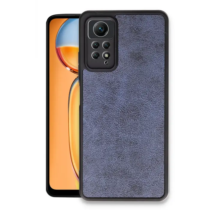 Lopard Xiaomi Redmi Note 12 Pro 4g Kılıf Aras Deri Kapak - Lacivert