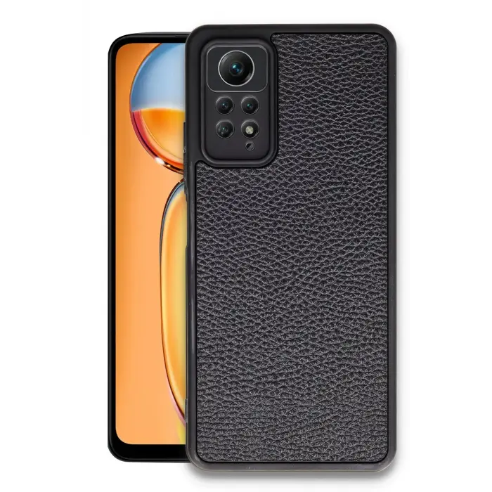 Lopard Xiaomi Redmi Note 12 Pro 4g Kılıf Aras Deri Kapak - Siyah