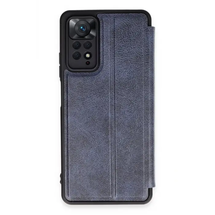 Lopard Xiaomi Redmi Note 12 Pro 4g Kılıf Flip Cover - Lacivert
