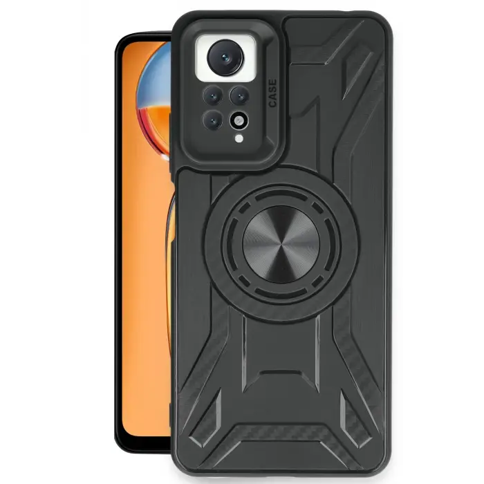 Lopard Xiaomi Redmi Note 12 Pro 4g Kılıf Lincoln Silikon - Siyah