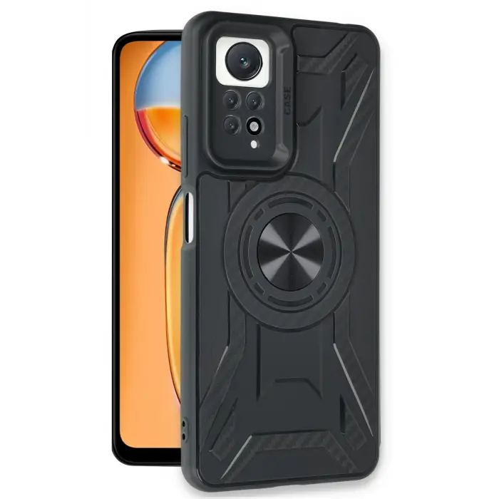 Lopard Xiaomi Redmi Note 12 Pro 4g Kılıf Lincoln Silikon - Siyah