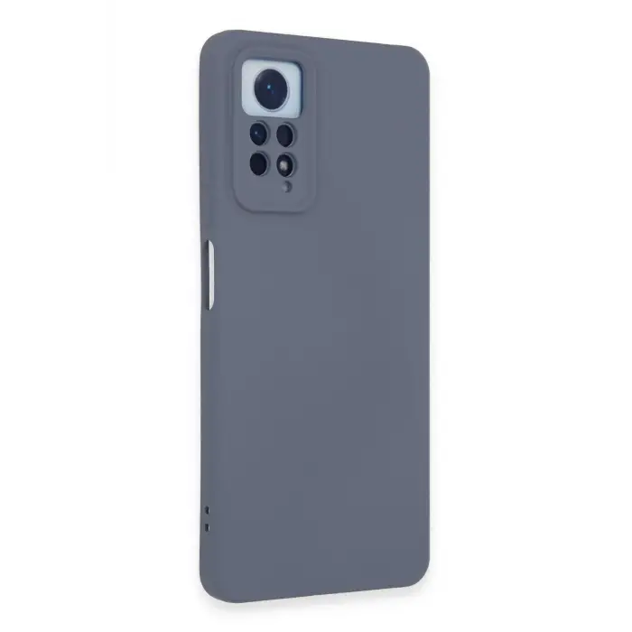 Lopard Xiaomi Redmi Note 12 Pro 4g Kılıf Nano İçi Kadife Silikon - Gri
