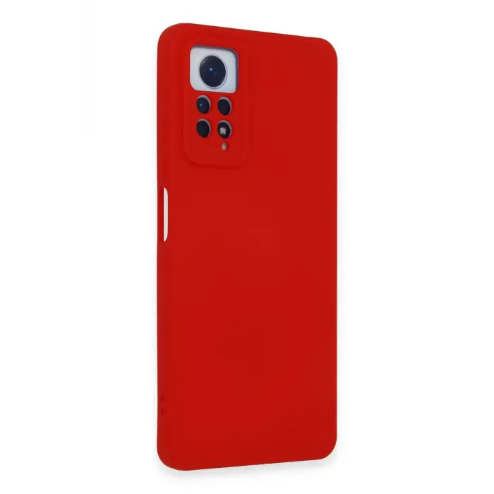Lopard Xiaomi Redmi Note 12 Pro 4g Kılıf Nano İçi Kadife Silikon - Kırmızı