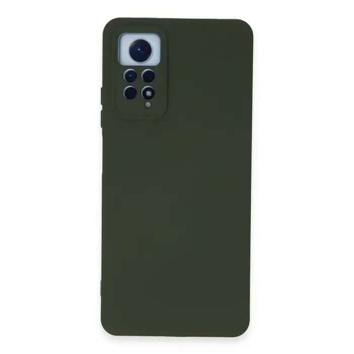 Lopard Xiaomi Redmi Note 12 Pro 4g Kılıf Nano İçi Kadife Silikon - Koyu Yeşil