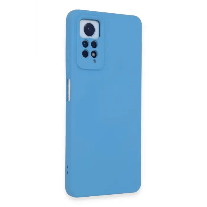 Lopard Xiaomi Redmi Note 12 Pro 4g Kılıf Nano İçi Kadife Silikon - Mavi
