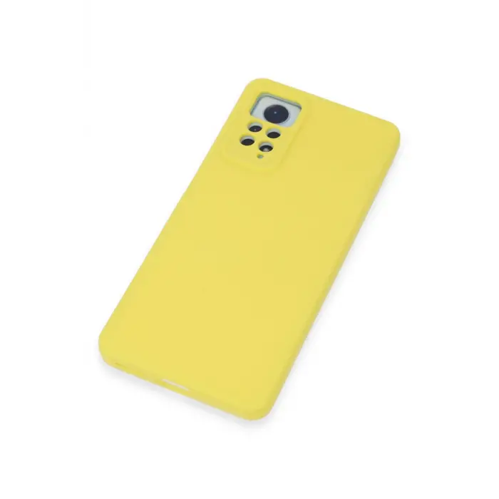 Lopard Xiaomi Redmi Note 12 Pro 4g Kılıf Nano İçi Kadife Silikon - Sarı
