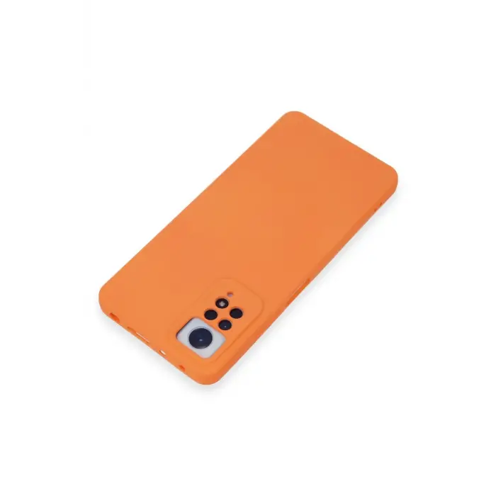 Lopard Xiaomi Redmi Note 12 Pro 4g Kılıf Nano İçi Kadife Silikon - Turuncu