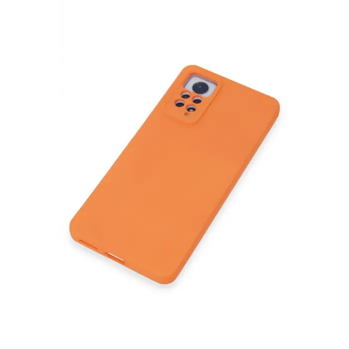 Lopard Xiaomi Redmi Note 12 Pro 4g Kılıf Nano İçi Kadife Silikon - Turuncu