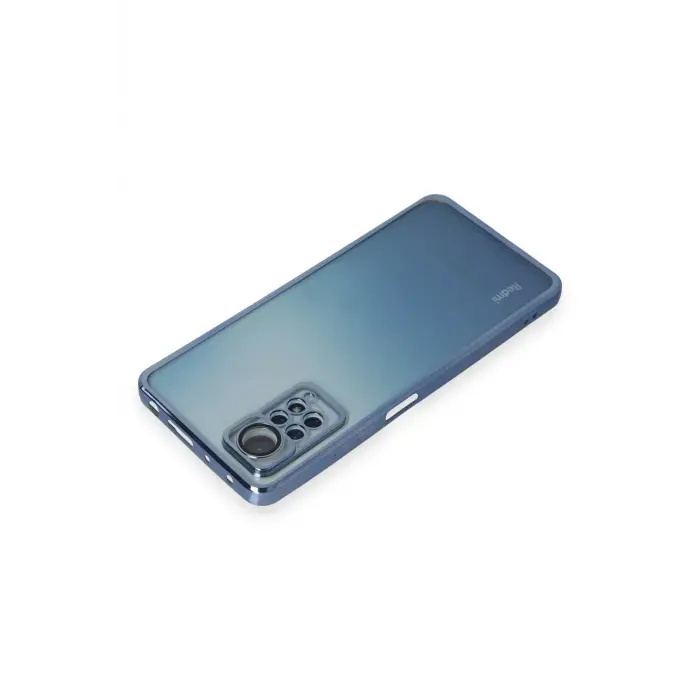 Lopard Xiaomi Redmi Note 12 Pro 4g Kılıf Razer Lensli Silikon - Açık Mavi