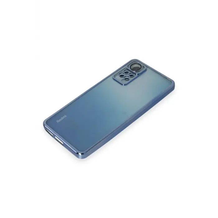 Lopard Xiaomi Redmi Note 12 Pro 4g Kılıf Razer Lensli Silikon - Açık Mavi