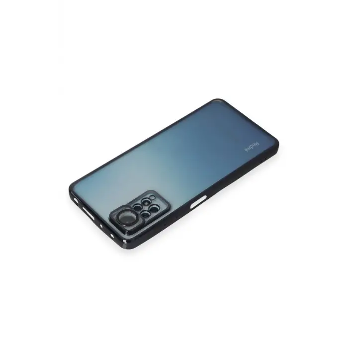 Lopard Xiaomi Redmi Note 12 Pro 4g Kılıf Razer Lensli Silikon - Siyah