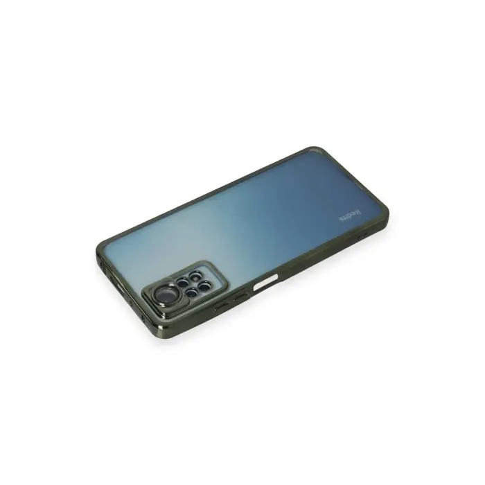 Lopard Xiaomi Redmi Note 12 Pro 4g Kılıf Razer Lensli Silikon - Yeşil