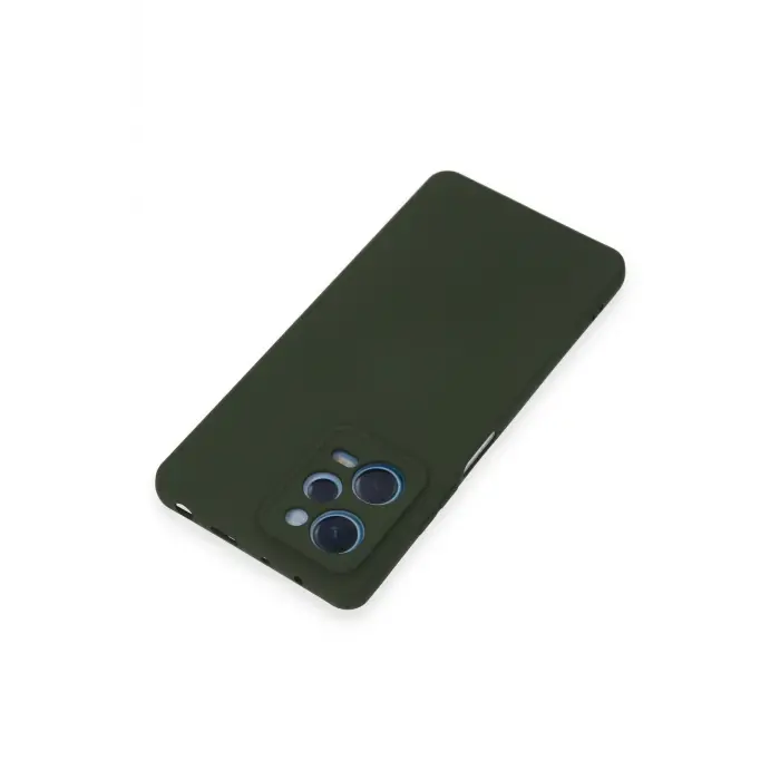 Lopard Xiaomi Redmi Note 12 Pro 5g Kılıf Nano İçi Kadife Silikon - Koyu Yeşil