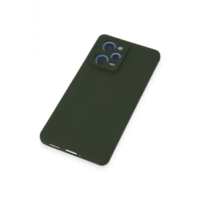 Lopard Xiaomi Redmi Note 12 Pro 5g Kılıf Nano İçi Kadife Silikon - Koyu Yeşil