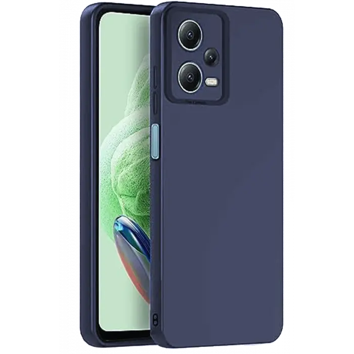 Lopard Xiaomi Redmi Note 12 Pro 5g Kılıf Nano İçi Kadife Silikon - Lacivert