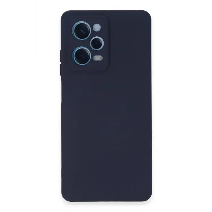 Lopard Xiaomi Redmi Note 12 Pro 5g Kılıf Nano İçi Kadife Silikon - Lacivert