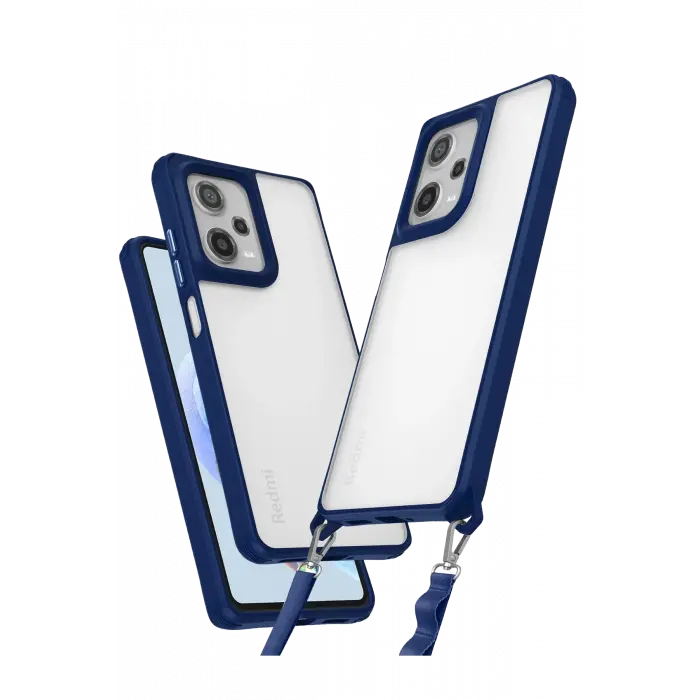 Lopard Xiaomi Redmi Note 12 Pro 5g Kılıf Penta Silikon Kılıf - Lacivert