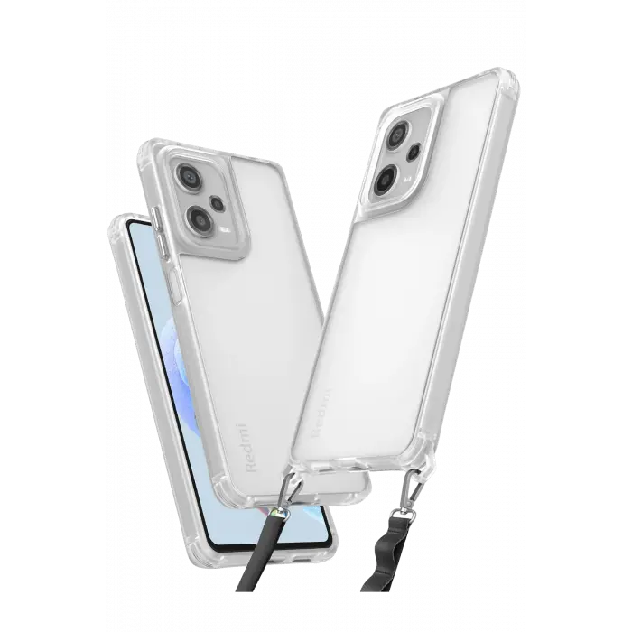 Lopard Xiaomi Redmi Note 12 Pro 5g Kılıf Penta Silikon Kılıf - Şeffaf