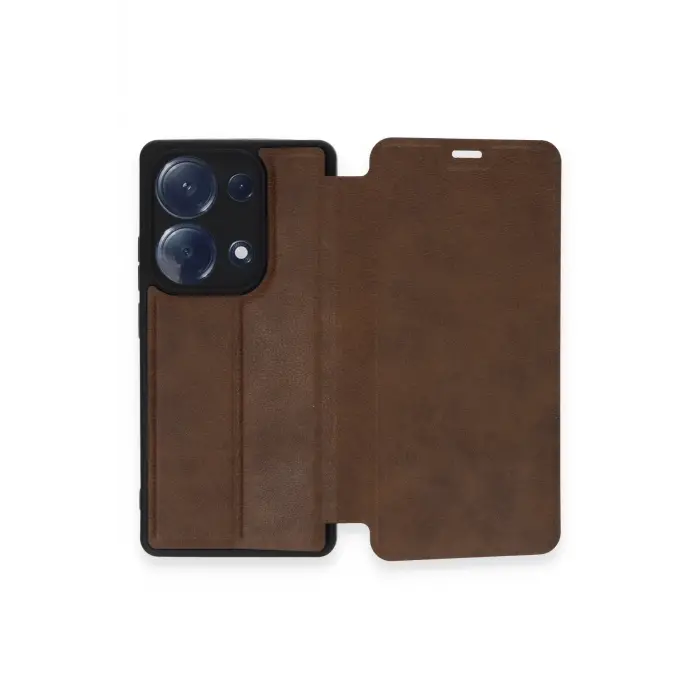 Lopard Xiaomi Redmi Note 13 Pro 4g Kılıf Flip Cover - Taba