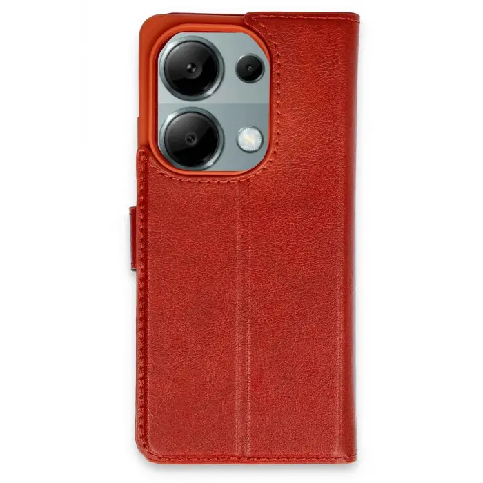 Lopard Xiaomi Redmi Note 13 Pro 4g Kılıf Trend S Plus Kapaklı Kılıf - Kırmızı