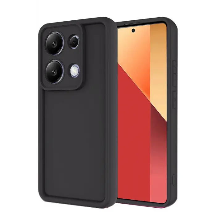 Lopard Xiaomi Redmi Note 13 Pro 4g Kılıf Viera Silikon - Siyah