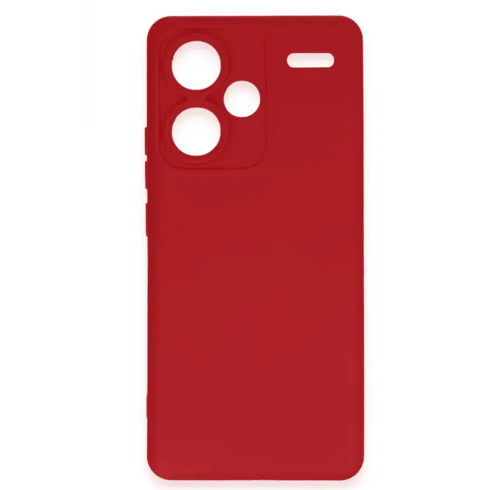Lopard Xiaomi Redmi Note 13 Pro Plus Kılıf Nano İçi Kadife Silikon - Kırmızı