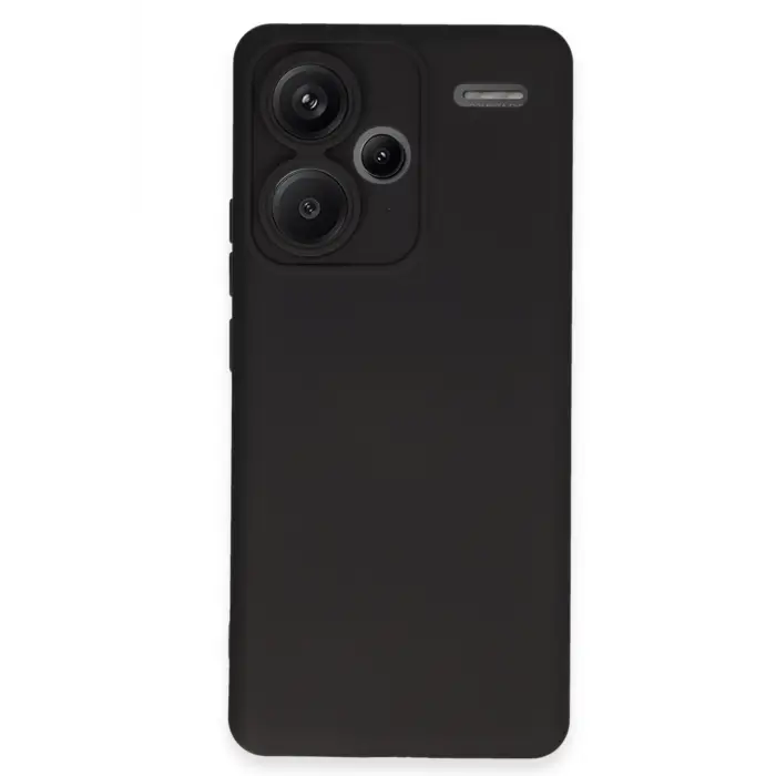 Lopard Xiaomi Redmi Note 13 Pro Plus Kılıf Nano İçi Kadife Silikon - Siyah