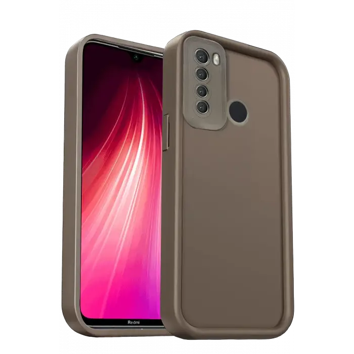 Lopard Xiaomi Redmi Note 8 Kılıf Viera Silikon - Kahverengi